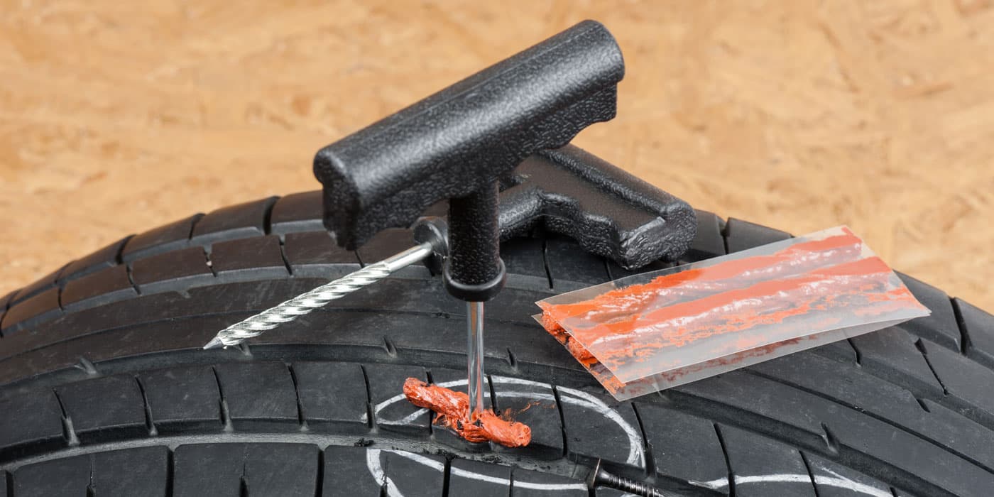 Tire Repair service at our shop